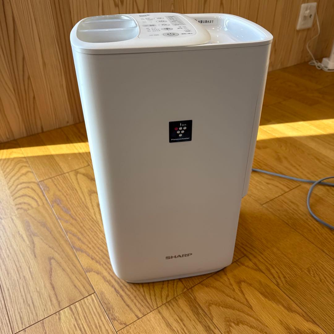SHARP HV-R55-W 加熱気化式加湿器　2022年製ハイブリッド式加湿器
