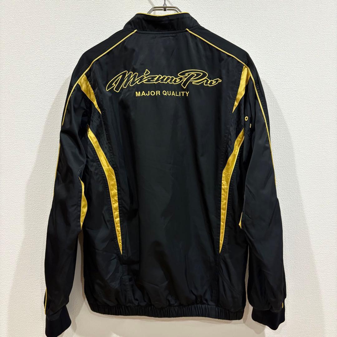 MizunoPro ミズノプロ　上下　黒金　ウィンドブレーカー　L ブレスサーモ