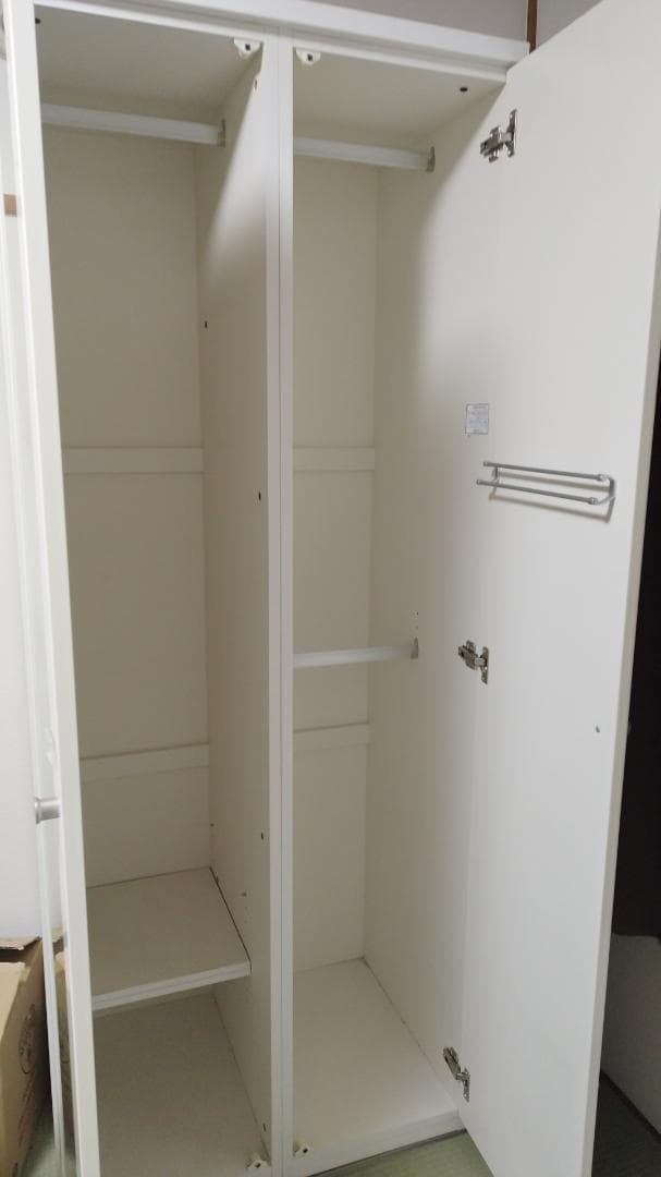 ニトリ ワードローブ WISH3 80WR-WH 幅80cm 白