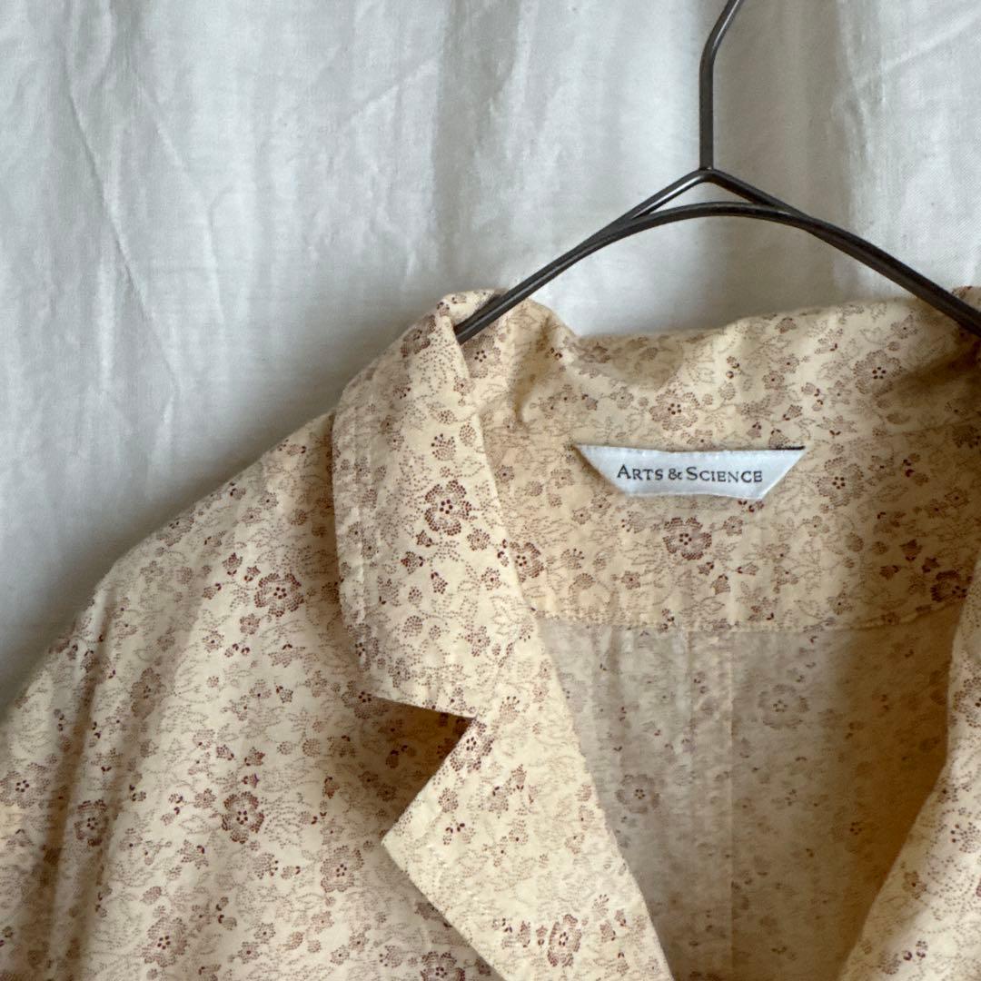 レア アーツ&サイエンス 22SS flower jacket 花柄 ジャケット