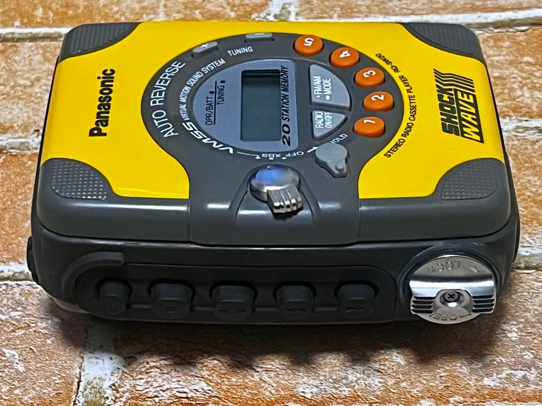 【整備品】Panasonic SHOCKWAVE RQ-SW20 イエロー