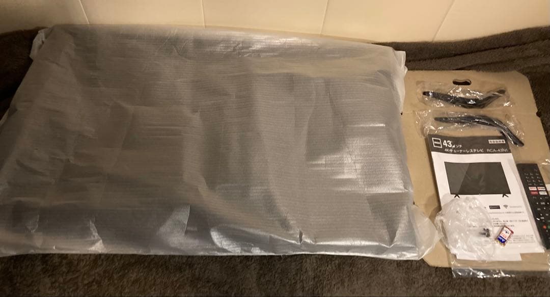 RCA 4K チューナーレステレビ 43V型 RCA-43N1 美品