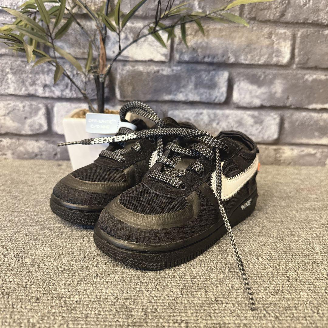 ナイキ エアフォース 1 ロー オフホワイト キッズ 14