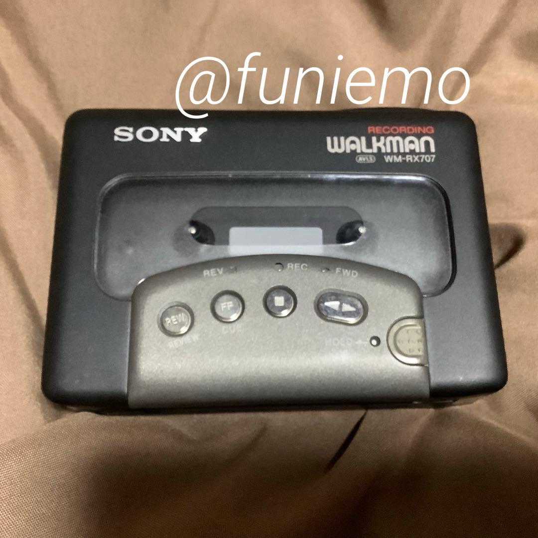 【ジャンク品】SONY WM-RX707レコーディングウォークマン