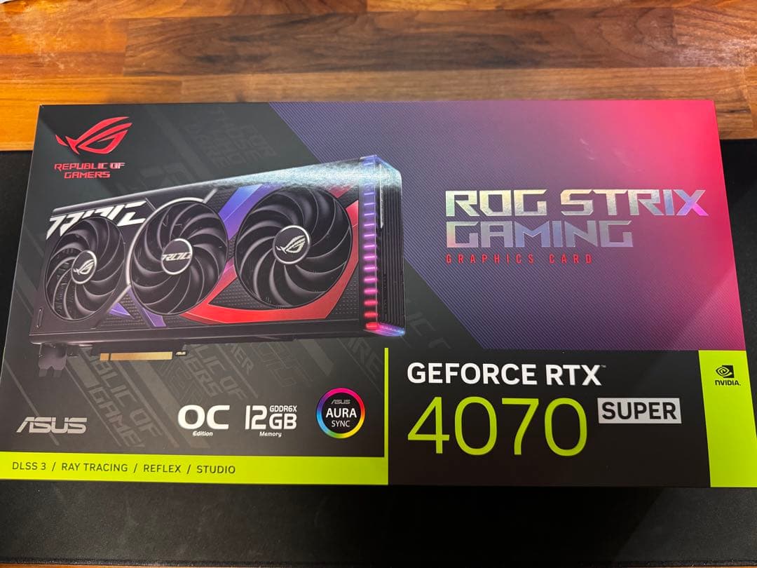 グラフィックボード・グラボ・ビデオカード ROG STRIX GAMING GeForce RTX 4070 SUPER