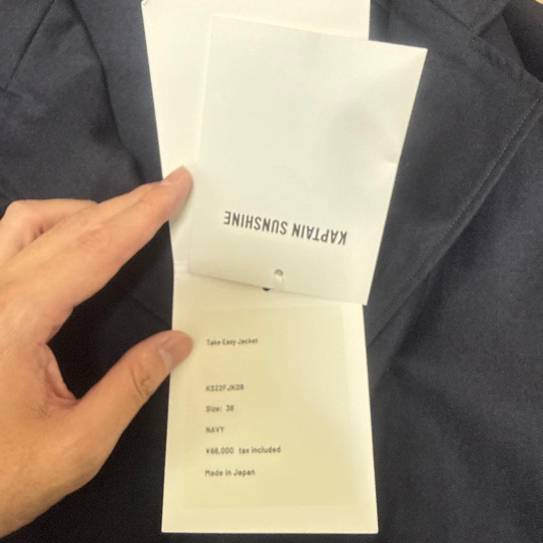 KAPTAIN SUNSHINE ジャケット サイズ38 ネイビー