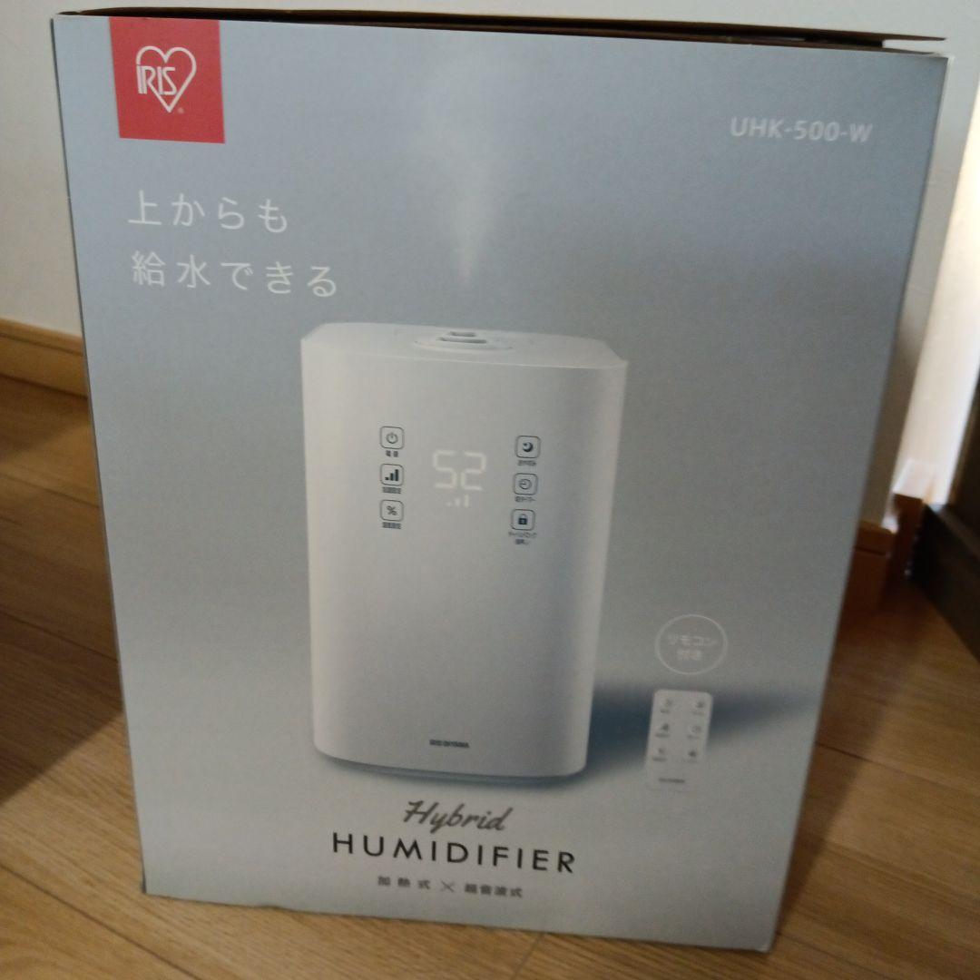 IRIS OHYAMA ハイブリッド加湿器 UHK-500-W