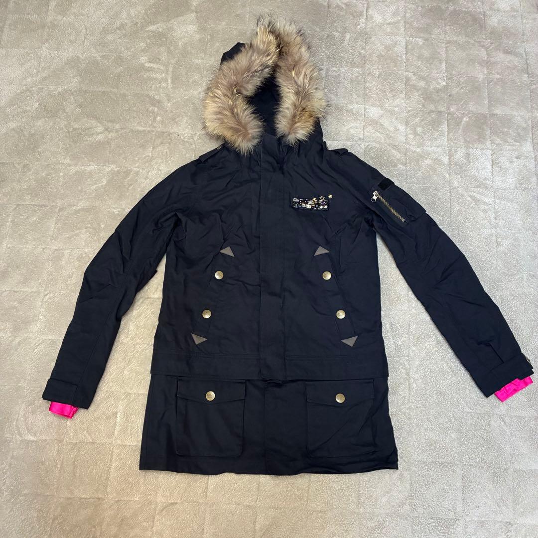 DESCENTE スキーウェア　Lサイズ　ピンク/ブラック　上下セット