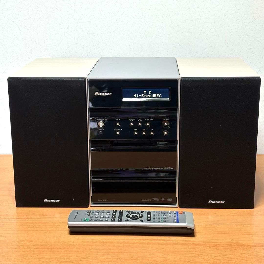 Pioneer X-HA7DV CD MD DVD ミニコンポ パイオニア