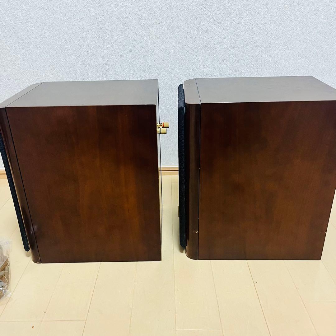ONKYO D-202AX ダークウッド スピーカー 2台ケーブルセット