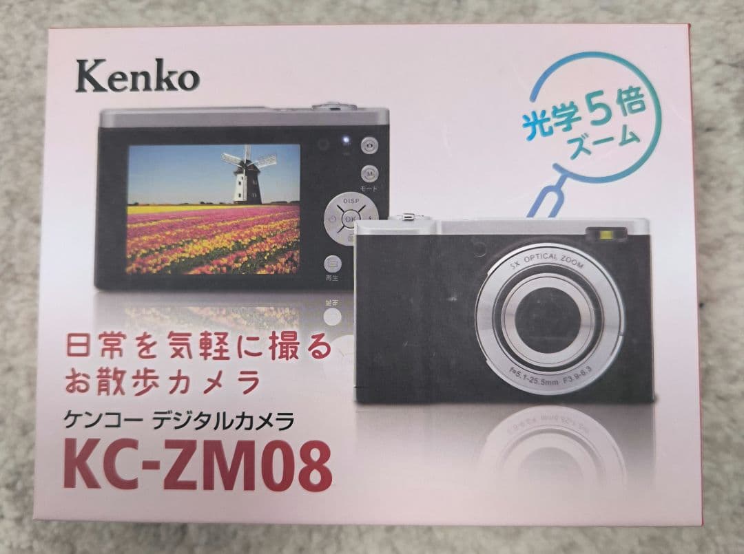新品未使用品　Kenko KC-ZM08 コンパクトデジタルカメラ　ケンコー