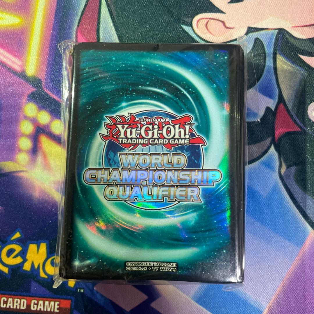 遊戯王　WCQ2017 スリーブ　未開封　青緑　ミントグリーン