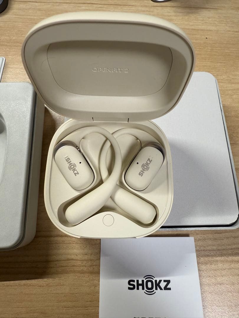 SHOKZ Openfit2 ショックス オープンフィットツー ベージュ