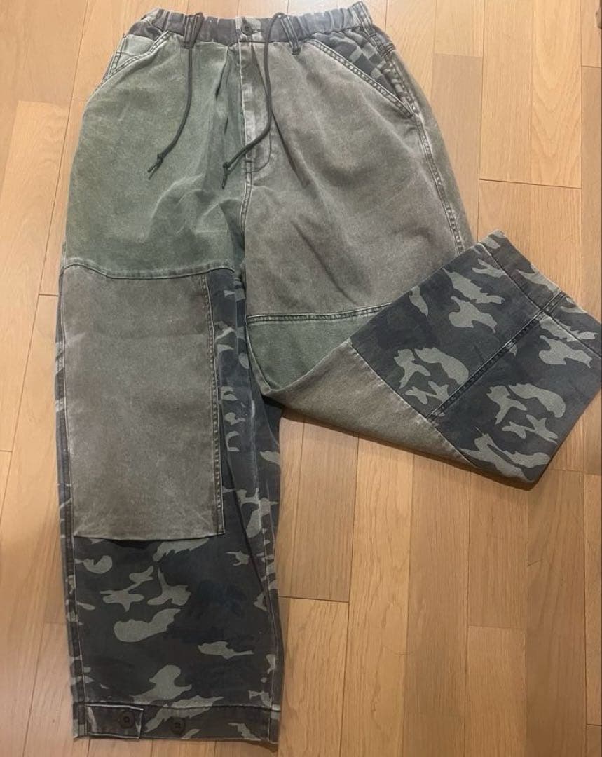 A*u様 【etsinta／エシンタ】リメイク切り替えミリタリーパンツ