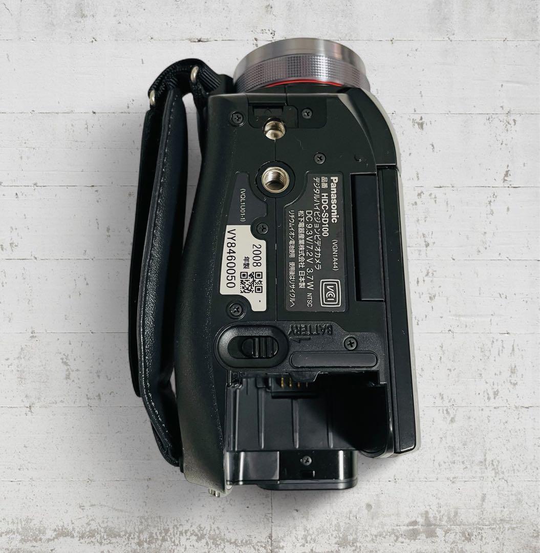 （美品） Panasonic HDC-SD100 ビデオカメラ ブラック色