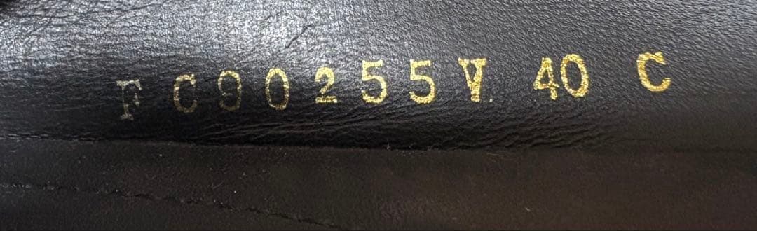 【最終整理】FERRAGAMO フェラガモ フラットシューズ 黒　25㎝