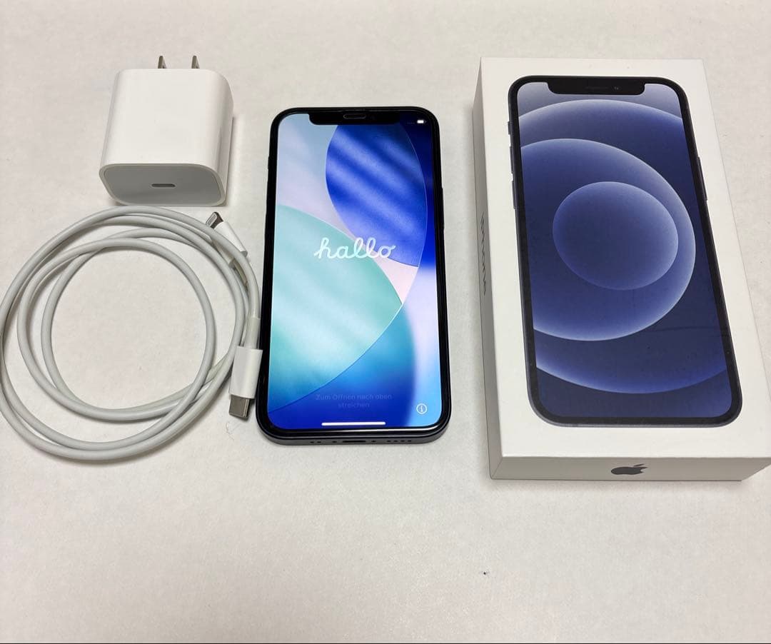 iPhone12mini 64GB ブラック SIMフリー 箱付き