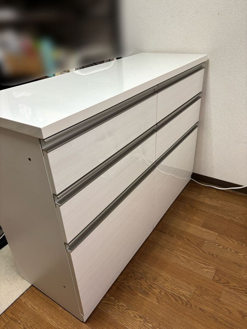 ニトリ　リガーレ　120幅　キッチンカウンター