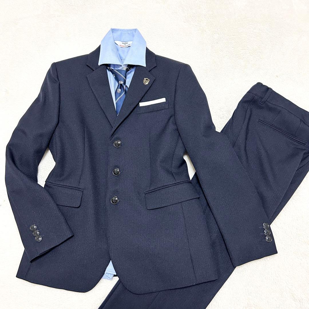 卒業式 男の子BEAMS DESIGNスーツ ネイビー フォーマルセット160