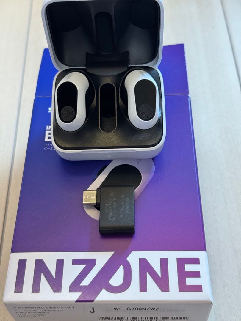 INZONE Buds WF-G700N/WZ ワイヤレスイヤホン(白)