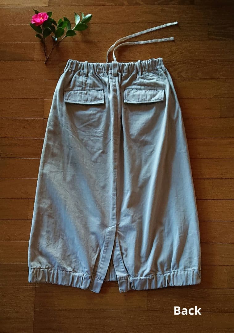 45R☆チノのチーゴスカート/サンドベージュ♪