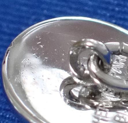 美品 HERMES エルメス セリエ カフスボタン シルバーカラー カフリンクス