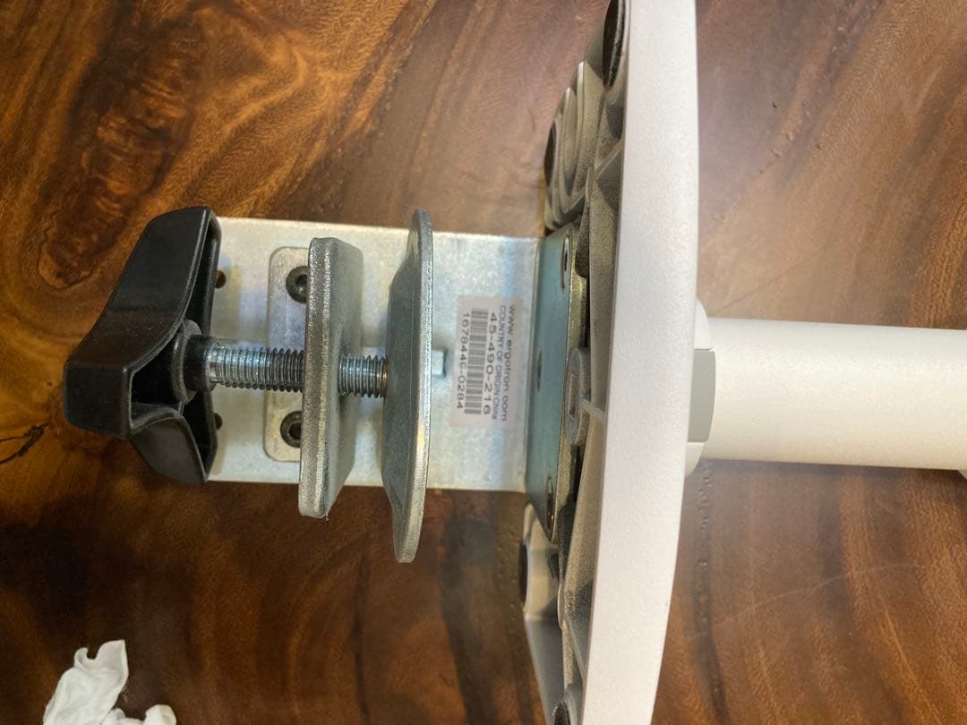 エルゴトロン　LX モニターアーム　デスクマウント　白　34インチ