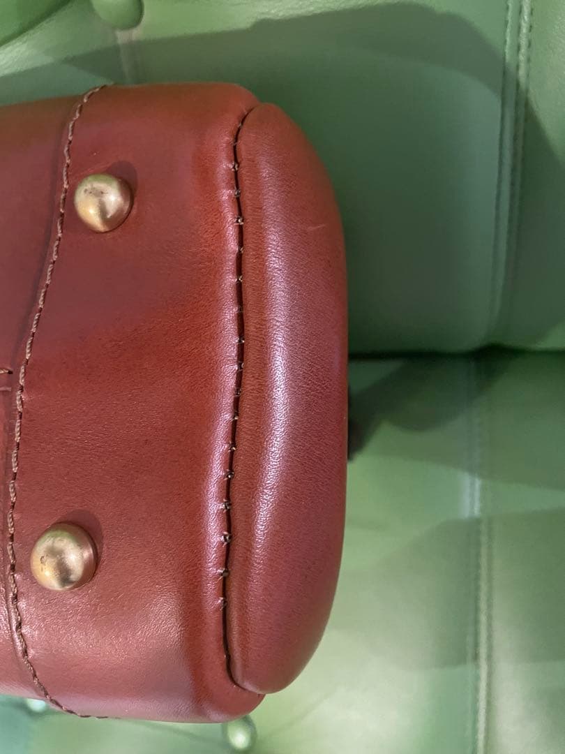 HERZ 2wayガレージミニボストンバッグ ブラウン