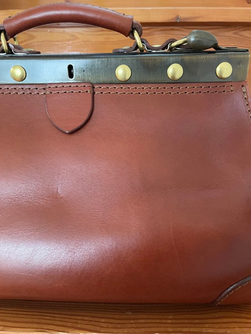 HERZ 2wayガレージミニボストンバッグ ブラウン