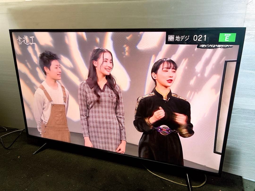 アイリスオーヤマ4K対応液晶テレビ 55UB10P 本体 ケーブル2020年製