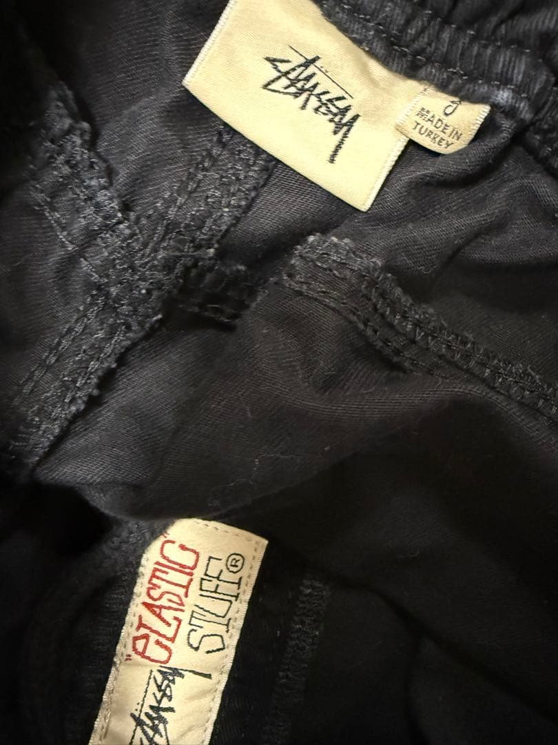 【希少】StussyBEACH PANTS ブラック サイズS