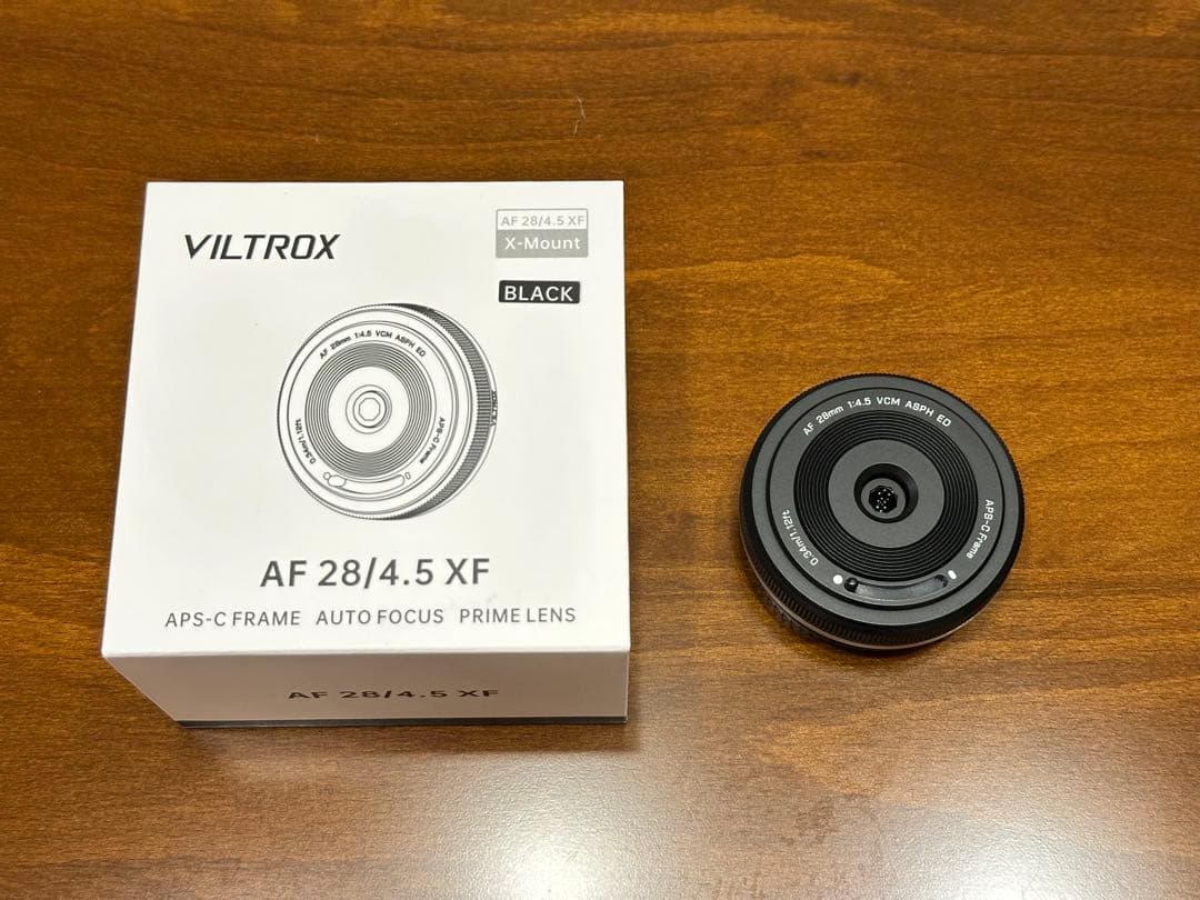 レンズ(単焦点) VILTROX AF 28mm F4.5 XF BLACK