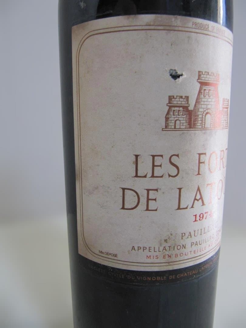 レ フォール ド ラトゥール 1974年 赤ワイン