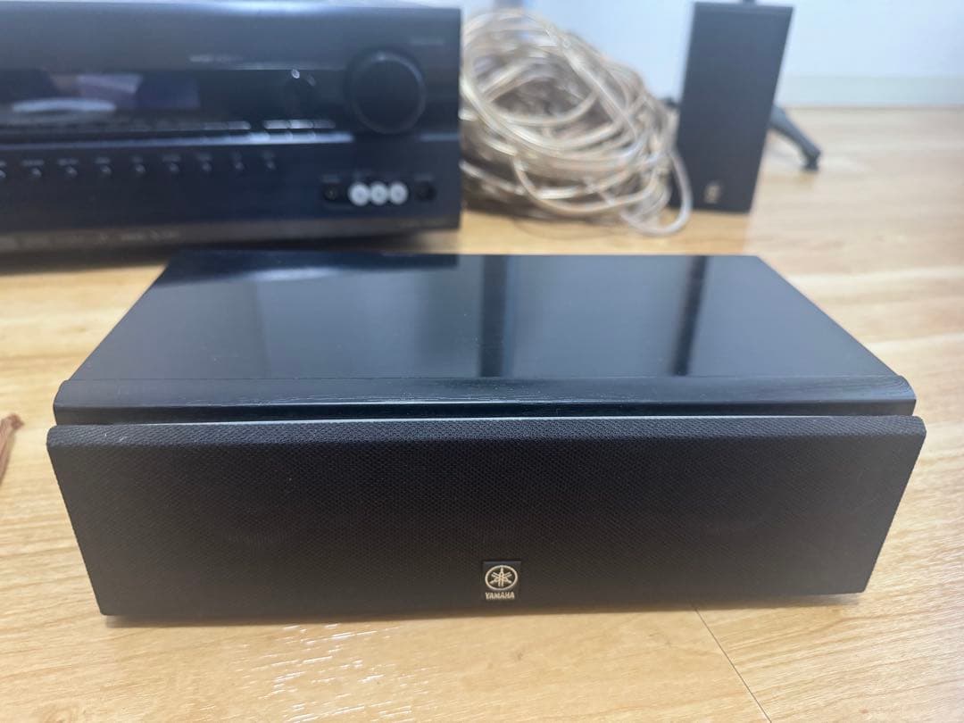 7.1ch サラウンドスピーカーセット ONKYO YAMAHAなど　ケーブル付