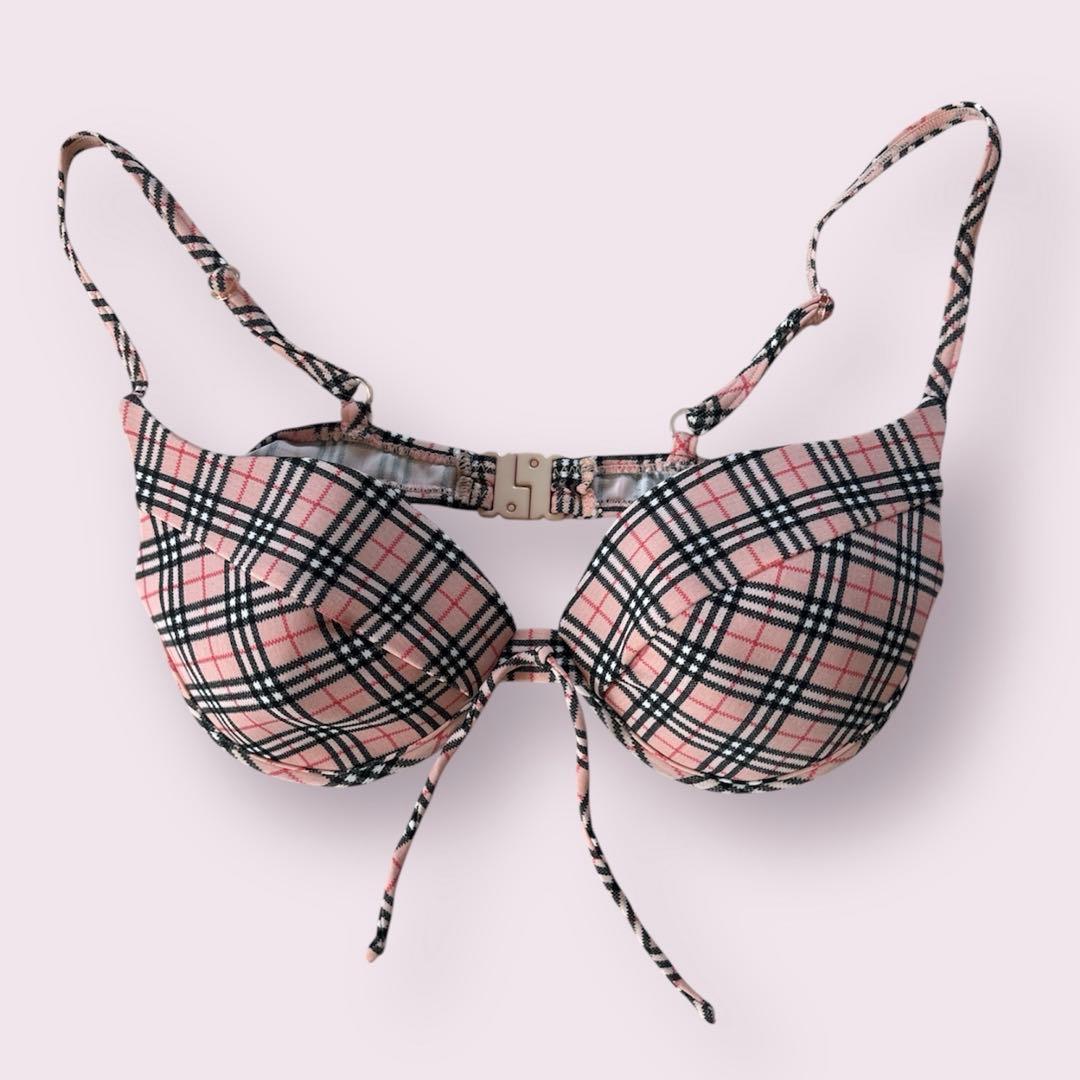 ♡美品バーバリーブルーレーベル 3点セット 水着 M ピンク