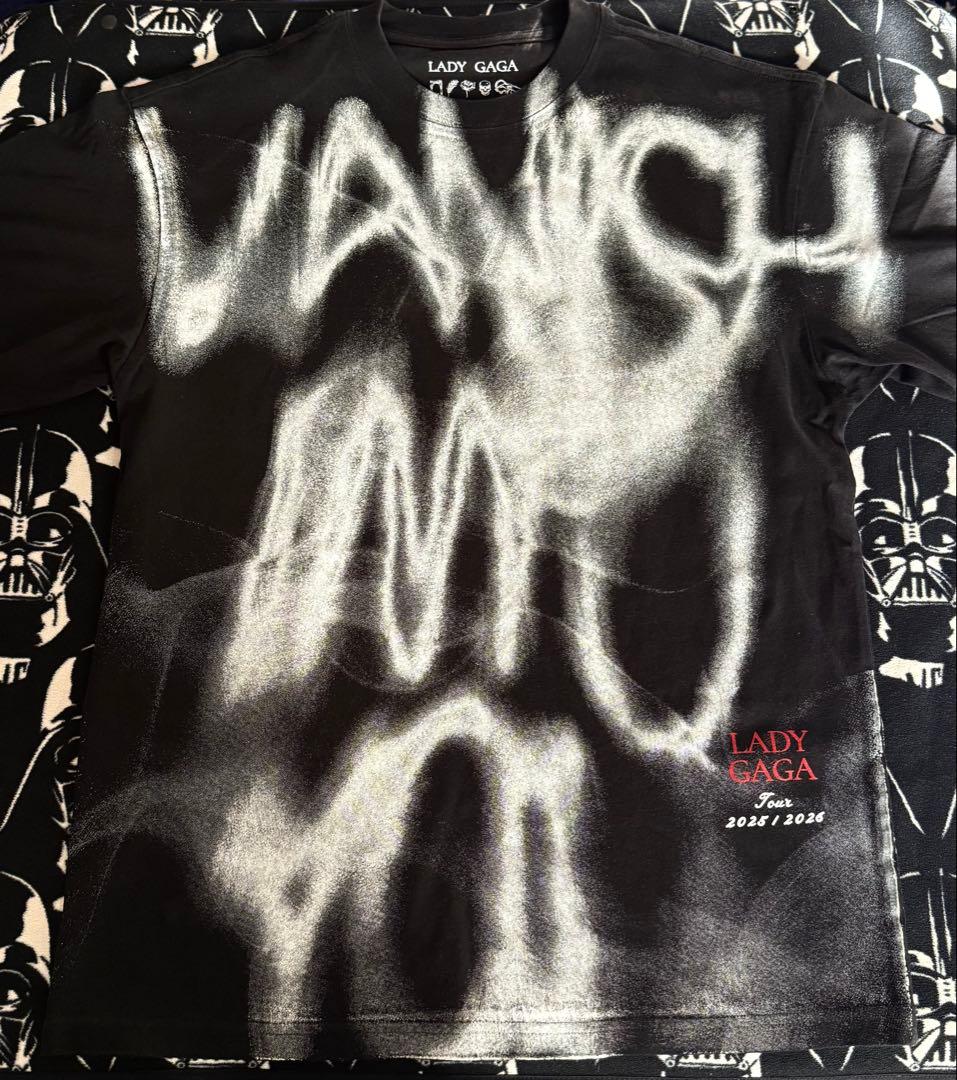 レディーガガ Lady Gaga ツアー クレジット入 Tシャツ Mサイズ 新品