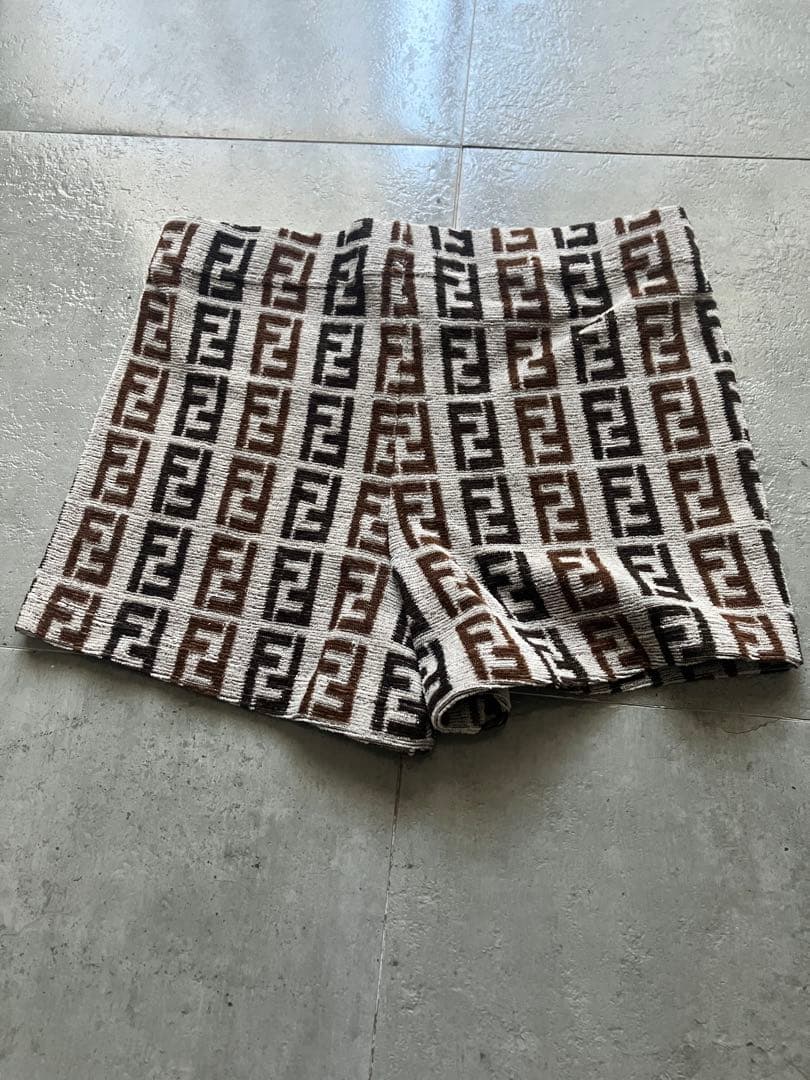 FENDI フェンディ　ショートパンツ　ズッカ柄　コットン　レディース