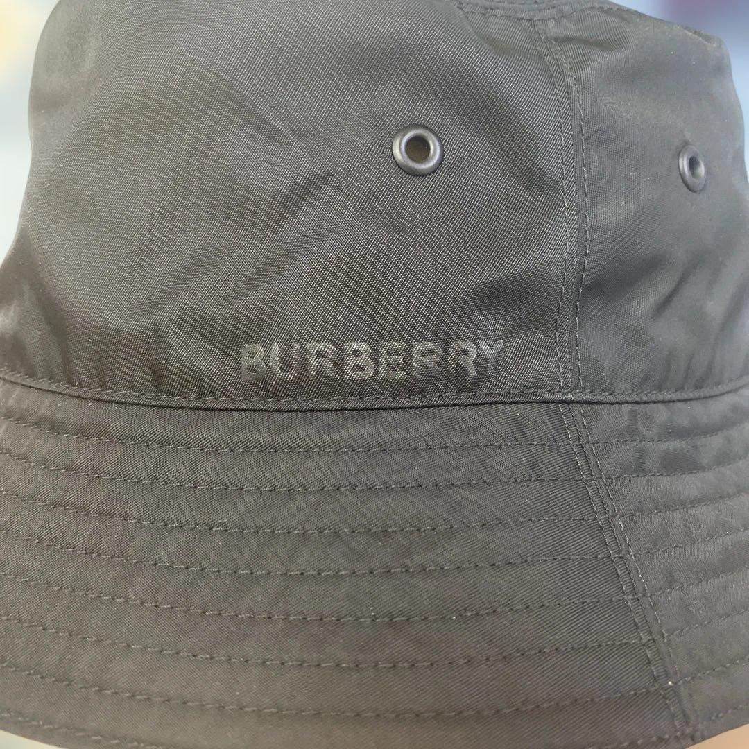 【美品】BURBERRY バケットハット XL リバーシブル　 ブラック