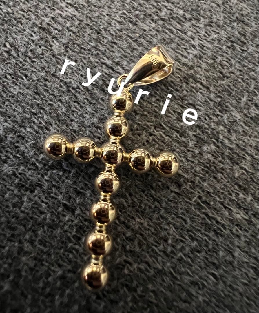 18金K18ペンダントタップ クルス　ユニセックス チャーム