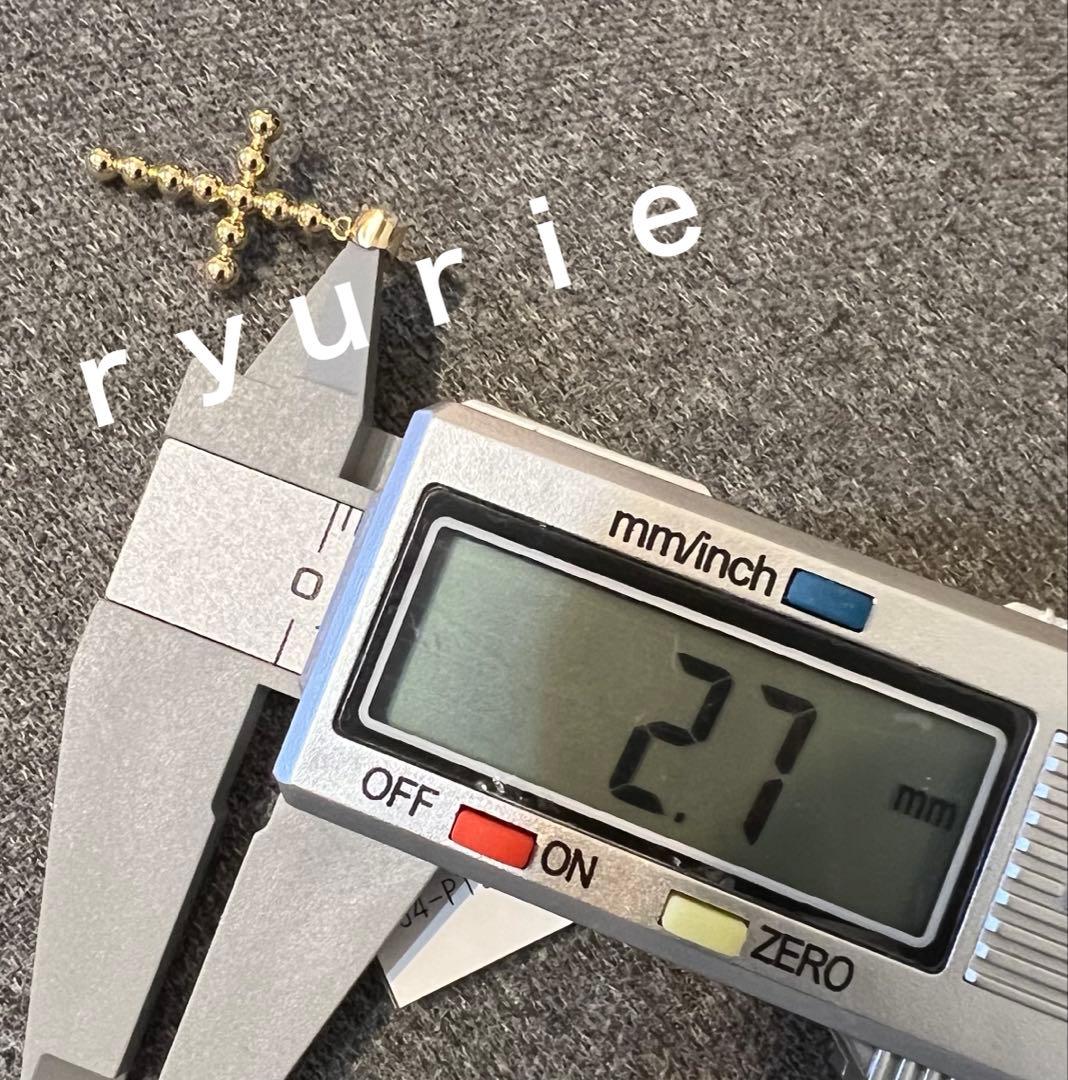 18金K18ペンダントタップ クルス　ユニセックス チャーム