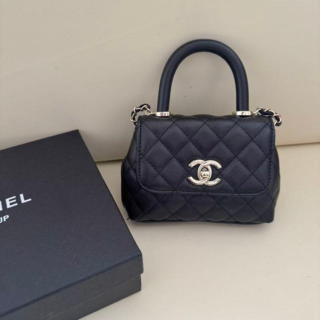 ノベルティ ハンドル ショルダーバッグ ハンドバッグ ブラック