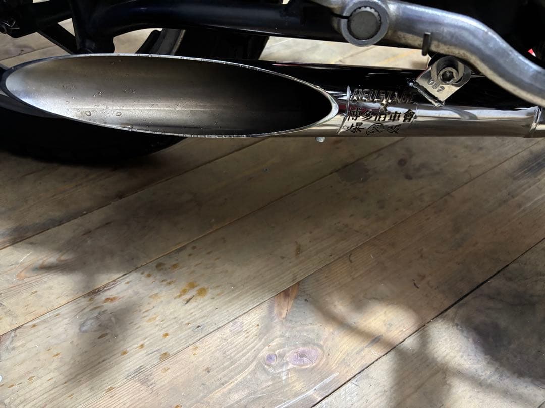 gsx250e ザリ用爆吸管メッキ