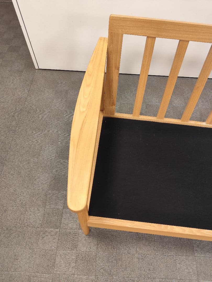 【関東圏限定】北欧風3人掛けソファ 天然木フレーム モダン