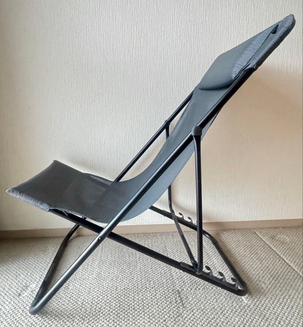 ラフマ(Lafuma) マキシトランザットプラス デッキチェア ブラック