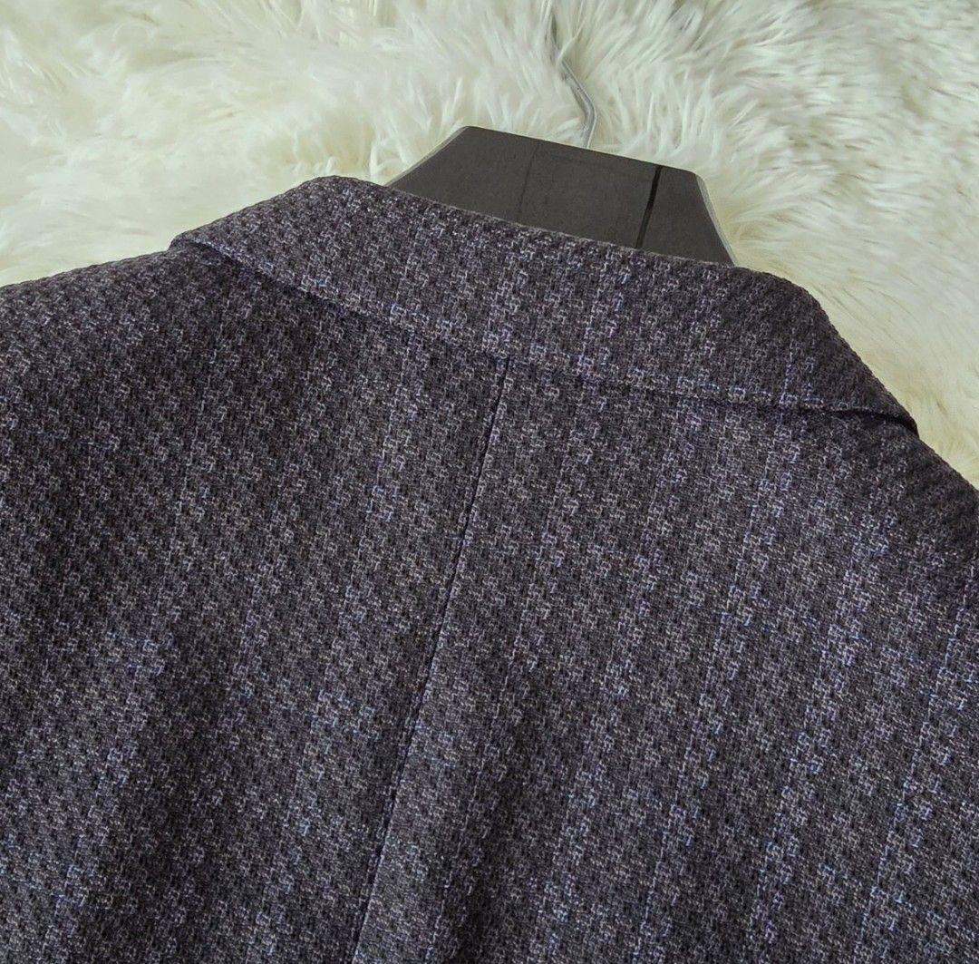 【美品/L】ポールスミス テーラードジャケット ウール100% アンコン 濃紺