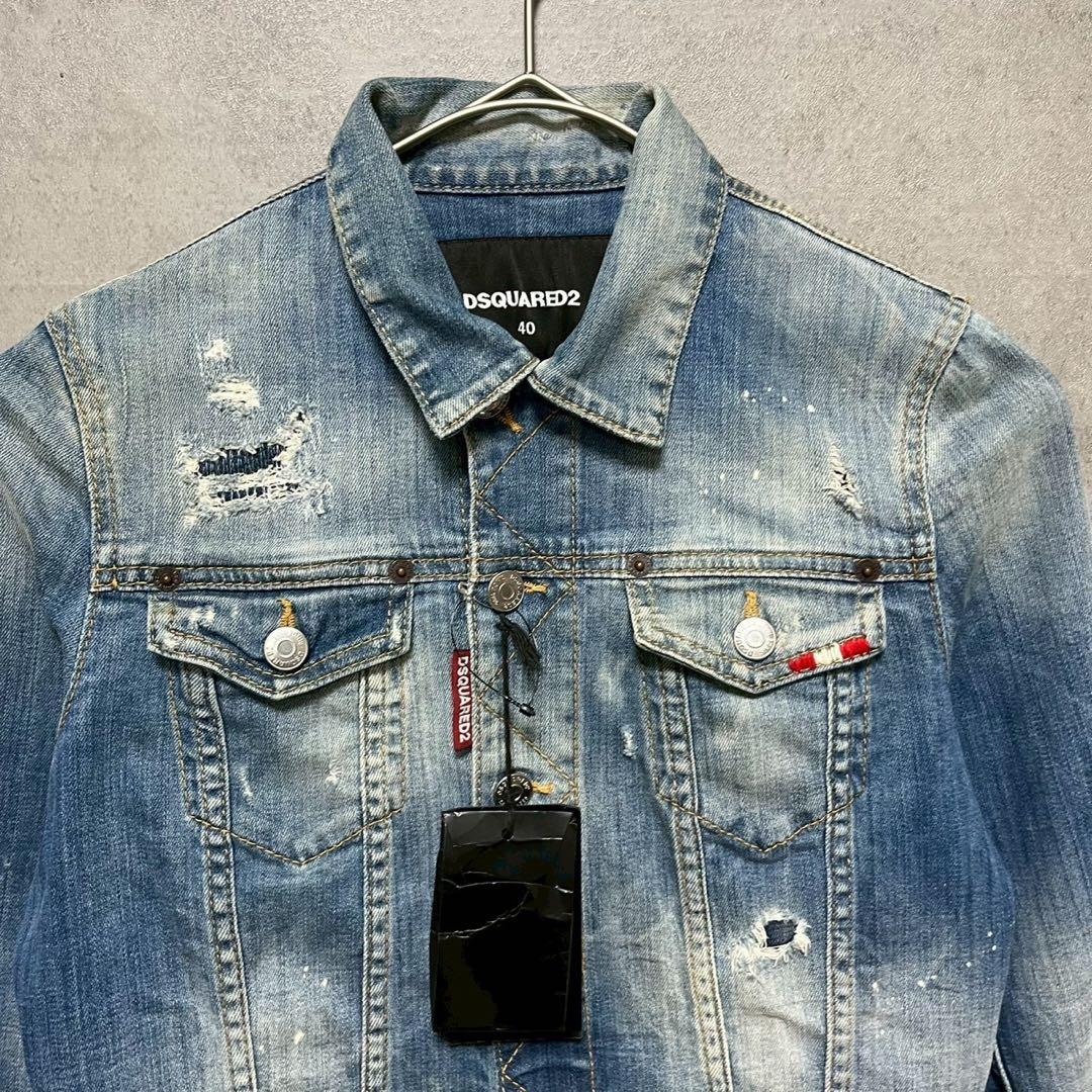 DSQUARED2 ディースクエアード　デニムジャケット size40 S