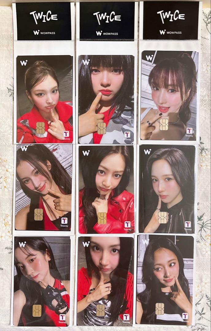 未使用 TWICE WOWPASS ワオパス カード 韓国 コンプリートセット