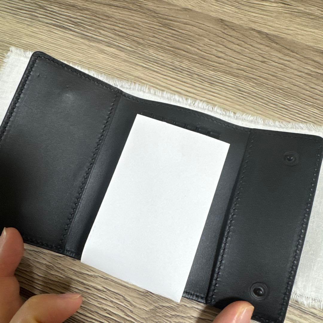 お値下げ12/31までMaison Margiela ブラックレザーキーケース