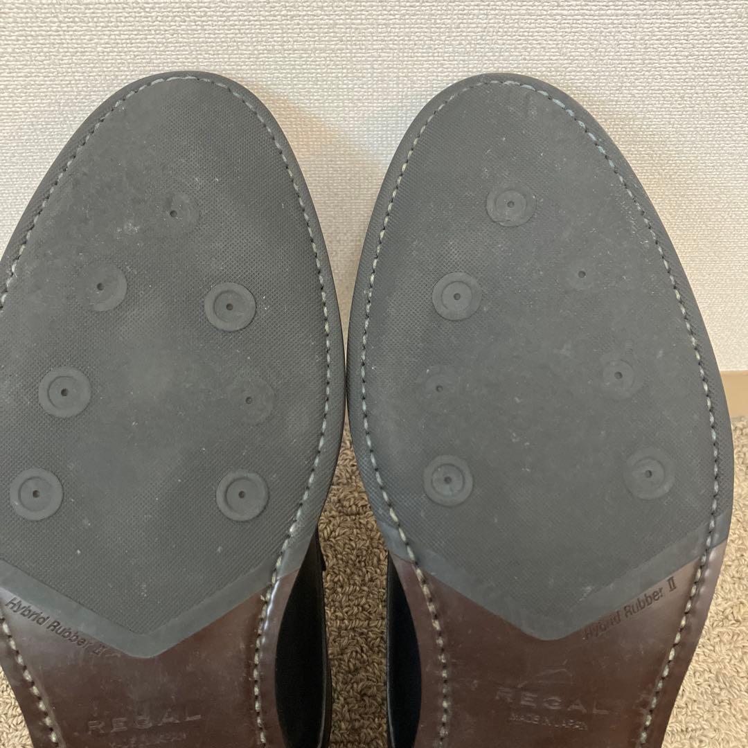 【リーガル】REGAL プレーントゥ415R 外羽 ブラック 27cm