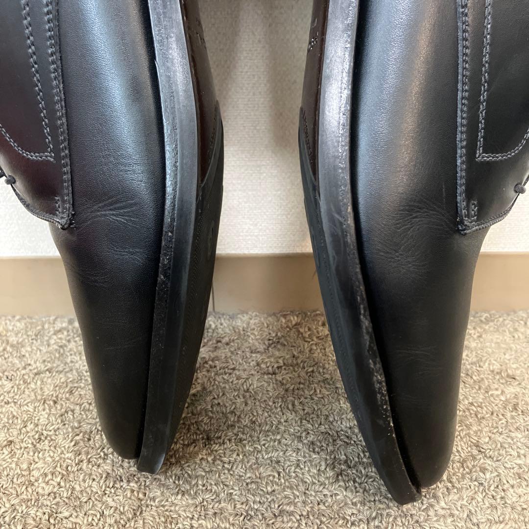 【リーガル】REGAL プレーントゥ415R 外羽 ブラック 27cm